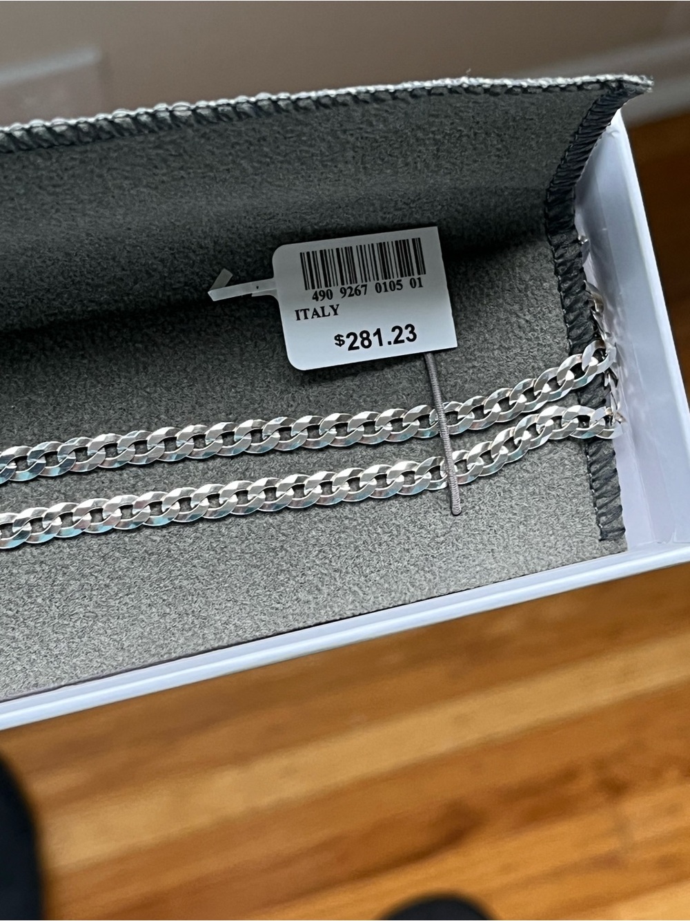 BN Sterling Silver Curb Chain - Picture 4 of 5